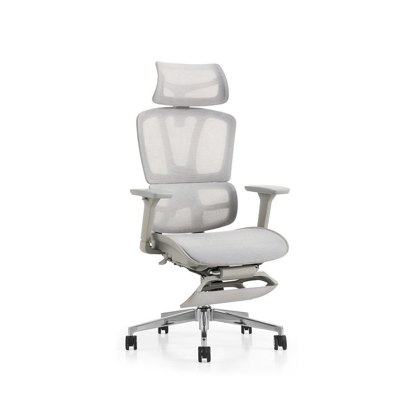 높이를 조절할 수 있는 Ergo Executive 격자선 오피스 의자