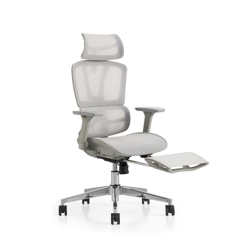 높이를 조절할 수 있는 Ergo Executive 격자선 오피스 의자