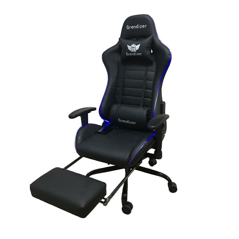 마사지 기능 RGB 라이트와 높은 편안함과 합성 가죽 RGB 게임 의자