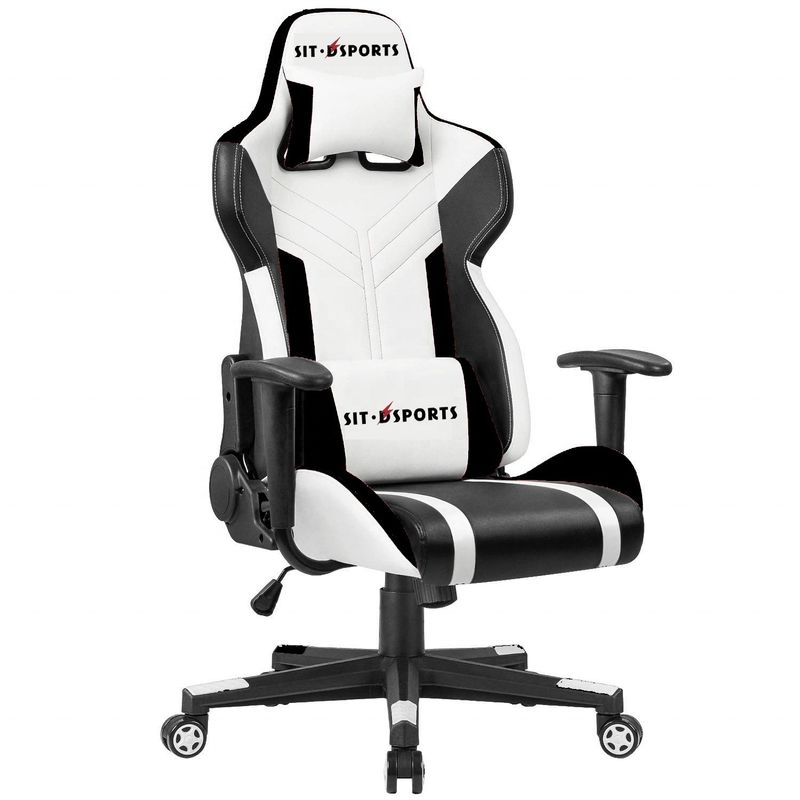 편안한 PU 가죽 맞춤형 마사지 Y-SEATER 컴퓨터 게이머를위한 사무실 게임 의자